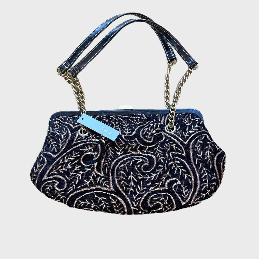 Apt. 9 Tapestry Shoulder Bag with Chain Straps